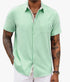 Loose-fitting Solid-color Linen Shirt For Men Stylish 
