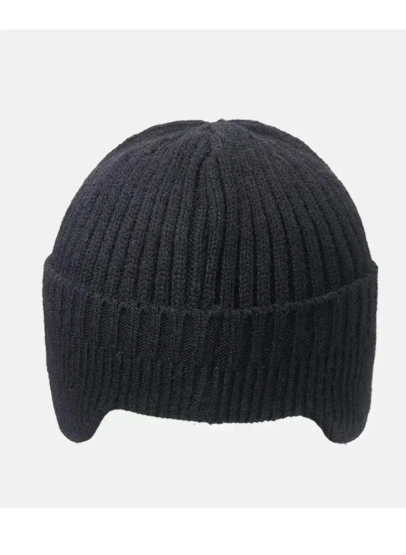 Winter Mens Hat with Ear Protection & Visor