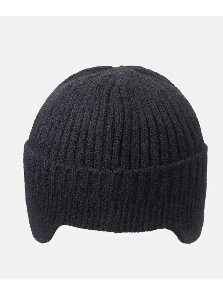 Winter Mens Hat with Ear Protection & Visor