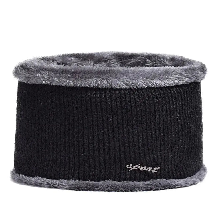 Winter Mens Hat with Ear Protection & Visor