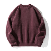 Thickened Chunky-Knit Crew-Neck Sweater Stylish For Men